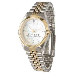 Abbildung Stuart Florida Längengrad Breite Armbanduhr