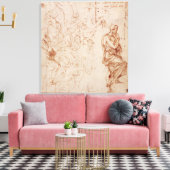 Abbildung Studien für eine Frau Leinwanddruck (Insitu (Wohnzimmer))