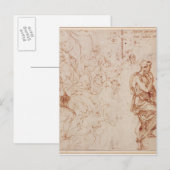 Abbildung Studien für eine Frau Postkarte (Vorne/Hinten)