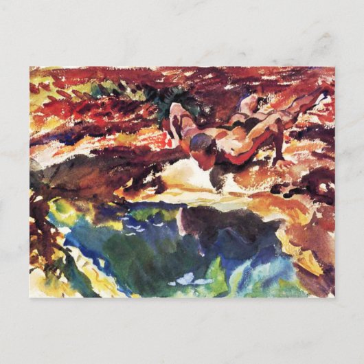 Abbildung und Pool von Sargent Postkarte (Vorderseite)