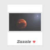 Abbildung von Exoplanet VHS 1256 B und seinen Ster Aufkleber (Blatt)