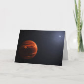 Abbildung von Exoplanet VHS 1256 B und seinen Ster Karte (Vorderseite)