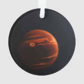 Abbildung von Exoplanet VHS 1256 B und seinen Ster Ornament (Rückseite)