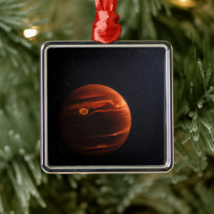 Abbildung von Exoplanet VHS 1256 B und seinen Ster Ornament Aus Metall