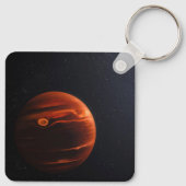 Abbildung von Exoplanet VHS 1256 B und seinen Ster Schlüsselanhänger (Rückseite)