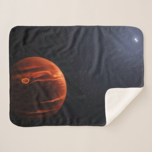 Abbildung von Exoplanet VHS 1256 B und seinen Ster Sherpadecke (Vorderseite (Horizontal))