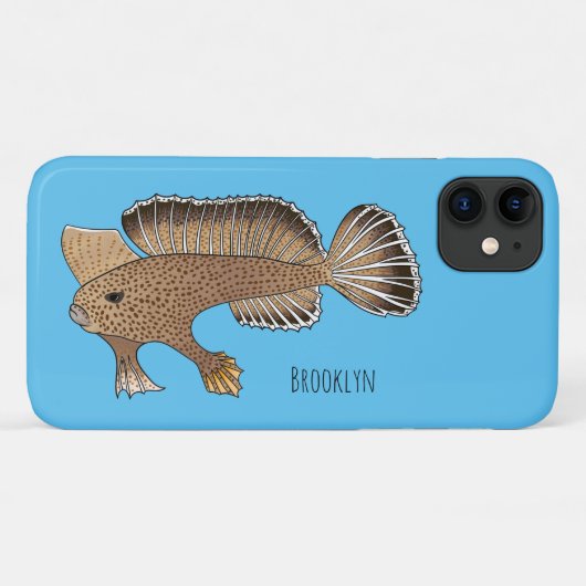 Abbildung von Handfish Cartoon Case-Mate iPhone Hülle (Rückseite (Horizontal))