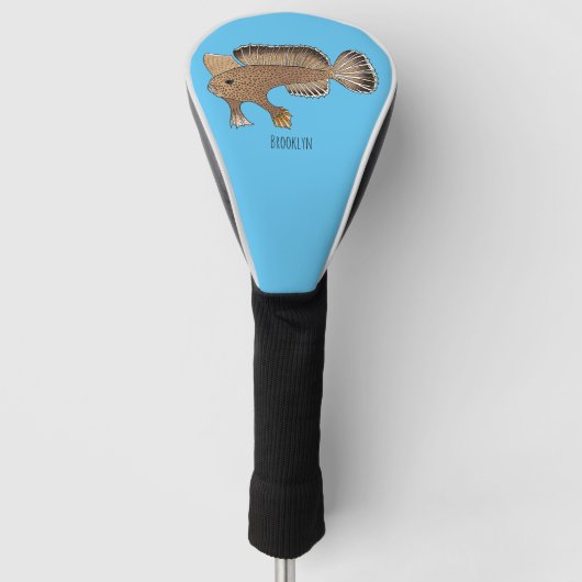 Abbildung von Handfish Cartoon Golf Headcover (Vorderseite)