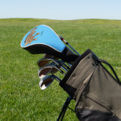 Abbildung von Handfish Cartoon Golf Headcover (In SItu)