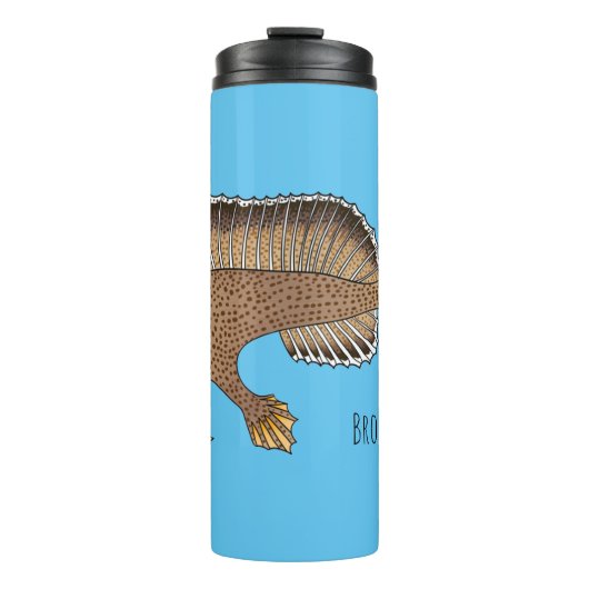 Abbildung von Handfish Cartoon Thermosbecher (Vorderseite)