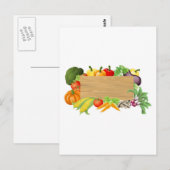 Abbildung von Holzschildern Postkarte (Vorne/Hinten)