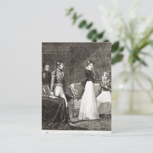 Abbildung von "La Famille Elliot" Postkarte (Stehend Vorderseite)