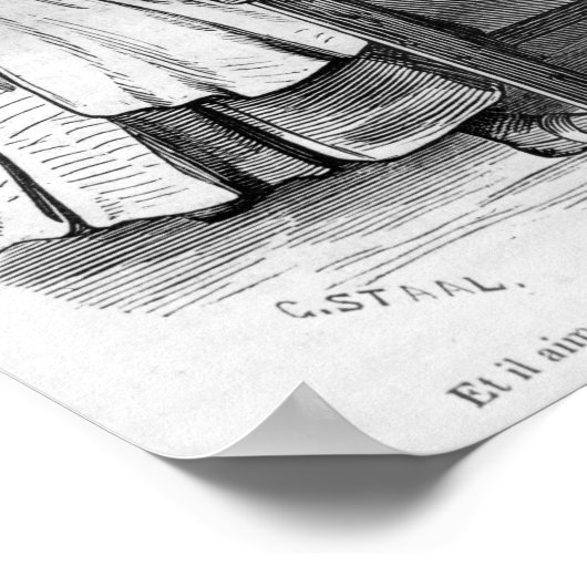 Abbildung von "L'Emile" Poster (Ecke)