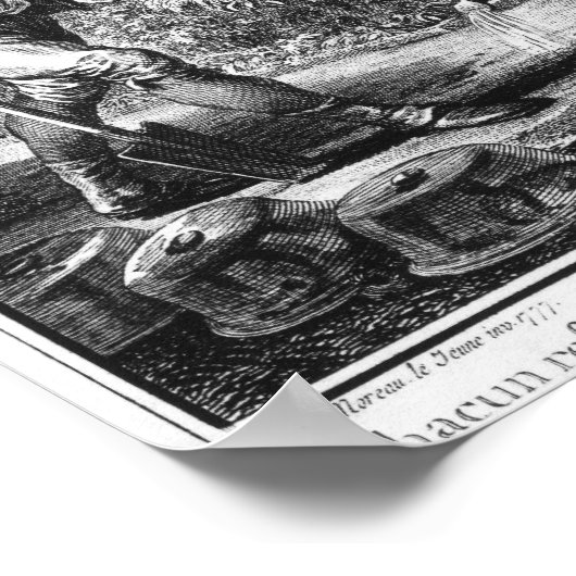 Abbildung von "L'Emile" Poster (Ecke)