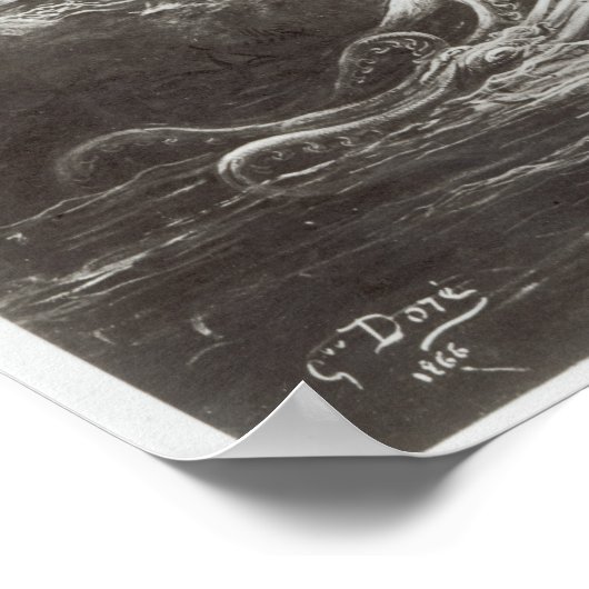 Abbildung von "Les Travailleurs de la Mer" Poster (Ecke)