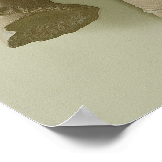 Abbildung von Lord Vishnu, Mathura (roter Sandstei Poster (Ecke)