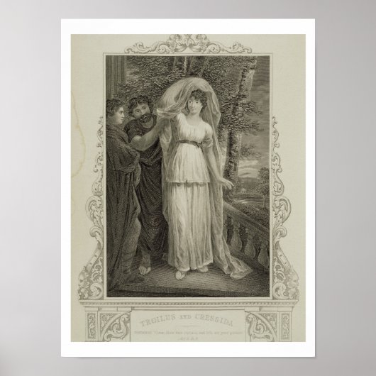 Abbildung von "Troilus und Cressida", Akt III, Poster (Vorne)