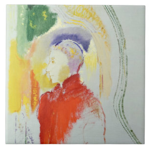 Abbildung (w/c auf Papier) Fliese