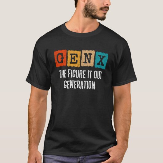 Abbildung X Generation X Gen Xer Funny Gen X T-Shirt (Vorderseite)