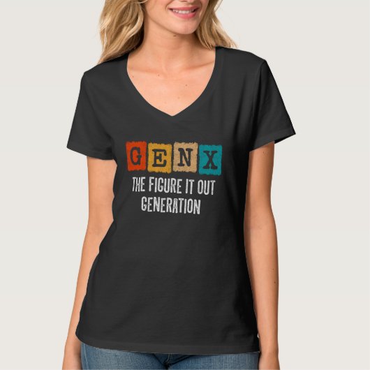 Abbildung X Generation X Gen Xer Funny Gen X T-Shirt (Vorderseite)