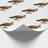 Abbildung zum Cartoon des Vogeladlers Geschenkpapier (Ecke)