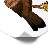 Abbildung zum Cartoon des Vogeladlers Poster (Ecke)