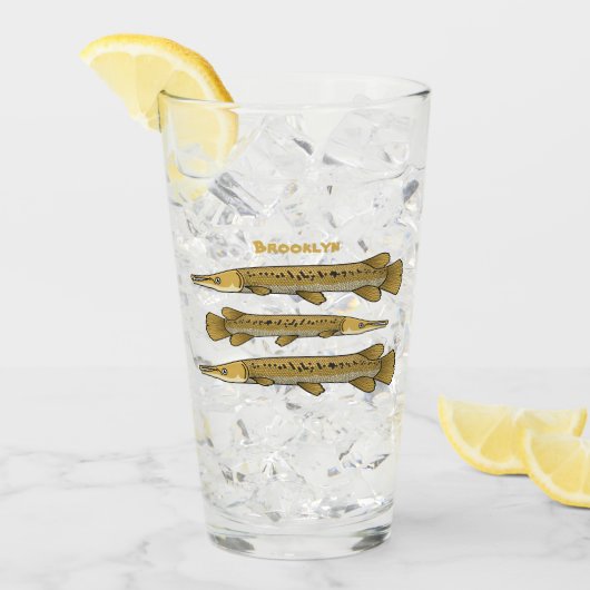 Abbildung zum Cartoon von Alligator Glas (Vorderseite Ice)