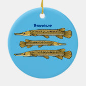 Abbildung zum Cartoon von Alligator Keramik Ornament (Hinten)