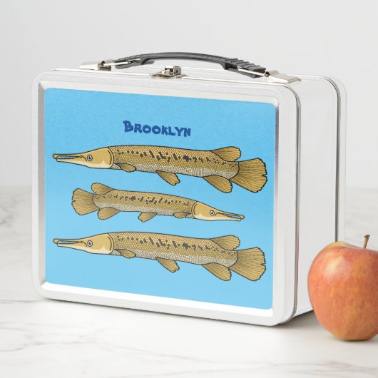 Abbildung zum Cartoon von Alligator Metall Brotdose (Beispiel)