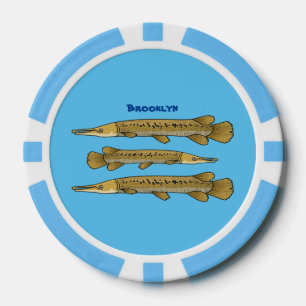 Abbildung zum Cartoon von Alligator Pokerchips