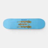 Abbildung zum Cartoon von Alligator Skateboard (Horizontal)