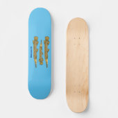 Abbildung zum Cartoon von Alligator Skateboard (Vorderseite)
