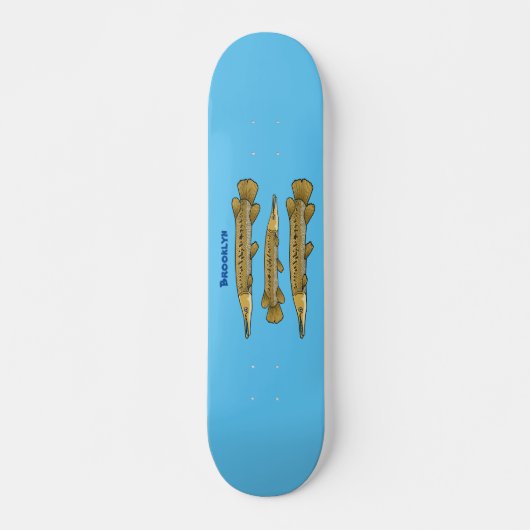 Abbildung zum Cartoon von Alligator Skateboard (Vorne)