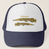 Abbildung zum Cartoon von Alligator Truckerkappe (Vorderseite)