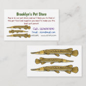 Abbildung zum Cartoon von Alligator Visitenkarte (Vorne/Hinten)