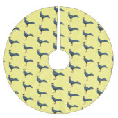 Abbildung zum Cartoon von siamesischen Feuervögeln Polyester Weihnachtsbaumdecke (Vorderseite)