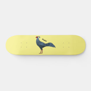 Abbildung zum Cartoon von siamesischen Feuervögeln Skateboard