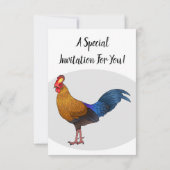 Abbildung zum Cartoon von Sri Lankischer Dschungel Einladung (Rückseite)