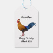 Abbildung zum Cartoon von Sri Lankischer Dschungel Geschenkanhänger (Rückseite)