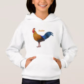 Abbildung zum Cartoon von Sri Lankischer Dschungel Hoodie (Vorderseite)