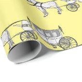 Abbildung zum Hochzeitspferd & Kutsche Cartoon Geschenkpapier (Rolleneckpunkt)