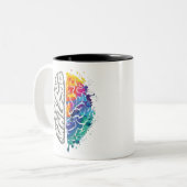 Abbildung Zweifarbige Tasse (Vorderseite Links)