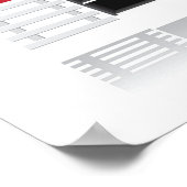 Abbildungen der Straßenbahn Poster (Ecke)