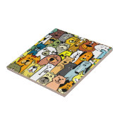 Abbildungen für Hunde und Katzen Fliese (Seite)