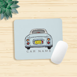Abbildungen Pale Aqua Figaro Auto Mouse Pad Mousepad