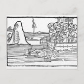 Abbildungen von "Die Reise von St. Brendan" Postkarte (Vorderseite)