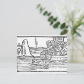 Abbildungen von "Die Reise von St. Brendan" Postkarte (Stehend Vorderseite)