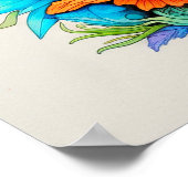 Abbildungen zur Verbreitung von Waldmushroom Poster (Ecke)