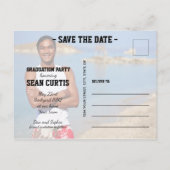 ABBILDUNGSDAUER FOTO SAVE THE DATE POSTKARTE (Rückseite)