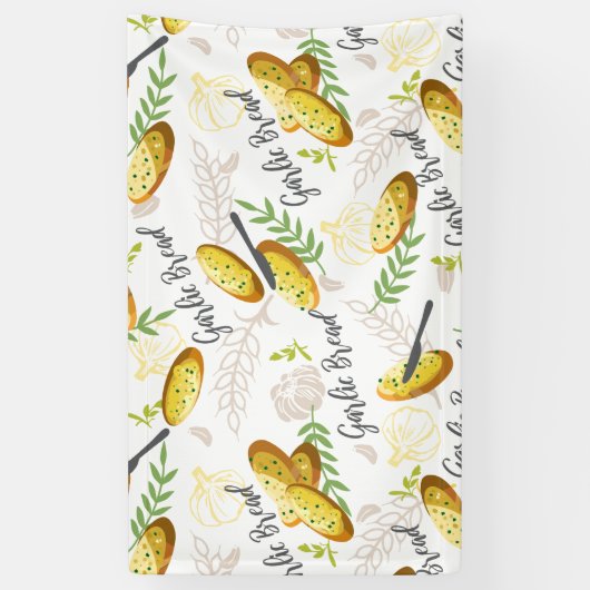 Abbildungsmuster für Knoblauchbrot V1 Banner (Vertikal)